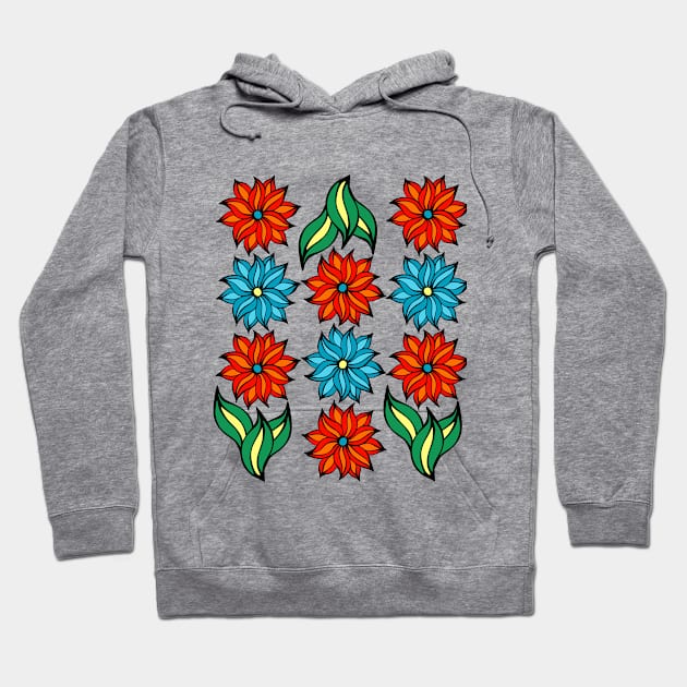 Flowers Hoodie by Frenzy Fox